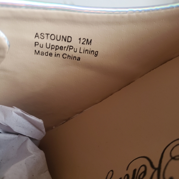 Chrome mirror metallic mule sneakers Size 12 - Picture 2 of 7